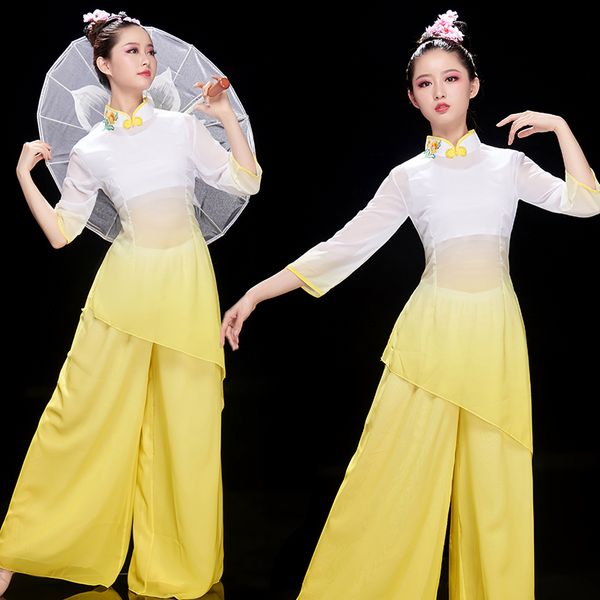 plantain dance solid color costume new classical umbrella dance costume female elegant chinese style suit, Black;red
plantain dance solid color costume new classical umbrella dance costume female elegant chinese style suit, Black;red