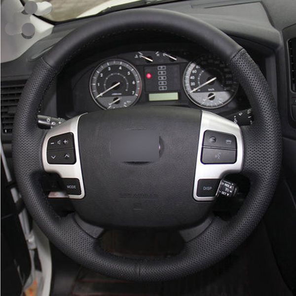 black leather diy hand-stitched car steering wheel cover for toyota land cruiser 2008-2015
black leather diy hand-stitched car steering wheel cover for toyota land cruiser 2008-2015