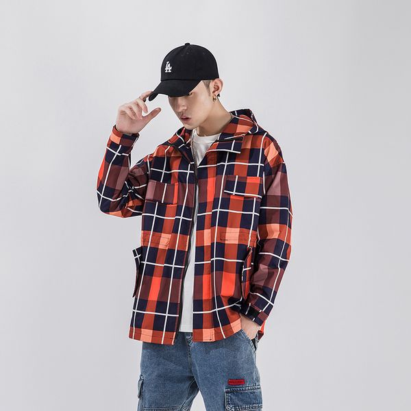men's jackets fall/winter 2019 slim fit checked print long-sleeved lapel jacket jacket loose casual fashion youth men's wear, Black;brown
men's jackets fall/winter 2019 slim fit checked print long-sleeved lapel jacket jacket loose casual fashion youth men's wear, Black;brown