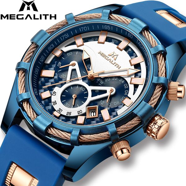 megalith men watches brand luxury luminous display waterproof watches sport chronograph quartz wrist watch relogio masculino cj191213, Slivery;brown
megalith men watches brand luxury luminous display waterproof watches sport chronograph quartz wrist watch relogio masculino cj191213, Slivery;brown