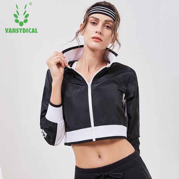 2019 ladies new fitness running outdoor sports solid color jacket color matching fashion, Black;red
2019 ladies new fitness running outdoor sports solid color jacket color matching fashion, Black;red
