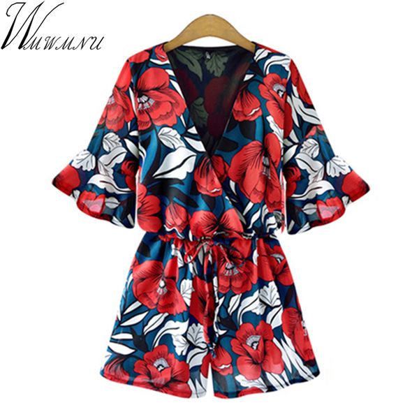 wmwmnu shorts rompers printing flower women jumpsuits summer deep v neck plus size 5xl tie waist casual jumpsuit ls191a, Black;white
wmwmnu shorts rompers printing flower women jumpsuits summer deep v neck plus size 5xl tie waist casual jumpsuit ls191a, Black;white