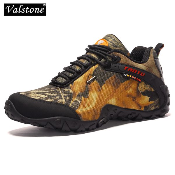 valstone men's mountaineering sneakers outdoor boots breathable autumn walking shoes waterproof camouflage upper anti-skid sole, Black
valstone men's mountaineering sneakers outdoor boots breathable autumn walking shoes waterproof camouflage upper anti-skid sole, Black