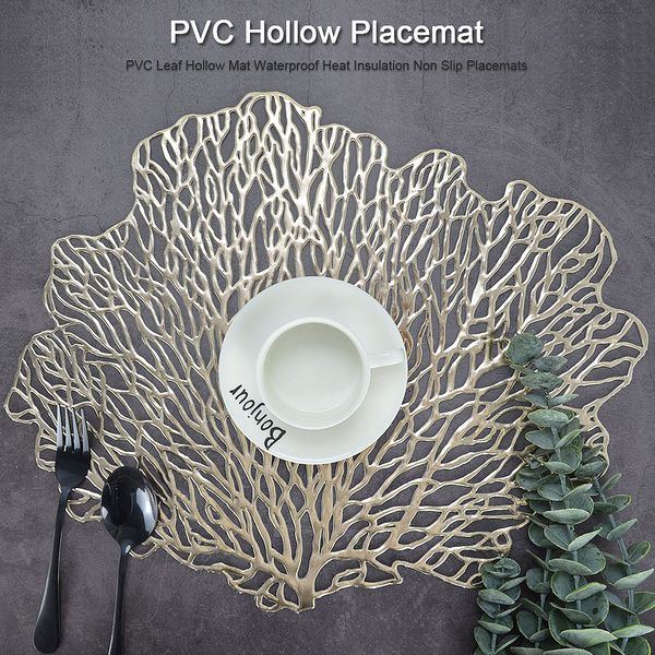 pvc 2pcs leaf hollow placemat for dining table pad dining table mat waterproof heat insulation non slip manteles individuales 05
pvc 2pcs leaf hollow placemat for dining table pad dining table mat waterproof heat insulation non slip manteles individuales 05