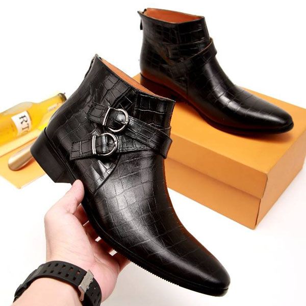 luxury men's dress shoes crocodile pattern elegant men's dress shoes leather classic designer suit shoes wedding party red leather, Black
luxury men's dress shoes crocodile pattern elegant men's dress shoes leather classic designer suit shoes wedding party red leather, Black