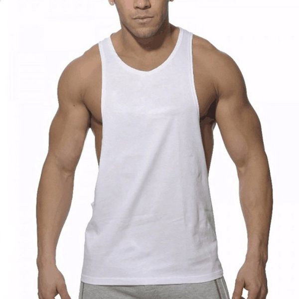 men' solid color vest casual round-collar sleeveless sweat vest male fitness running tank loose sports clothes, White;black
men' solid color vest casual round-collar sleeveless sweat vest male fitness running tank loose sports clothes, White;black