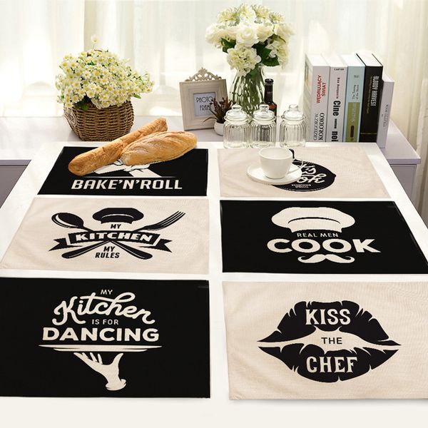 new cartoon black and white thermal insulation pad cotton and linen western food pad art tableware mats 42cm*32cm
new cartoon black and white thermal insulation pad cotton and linen western food pad art tableware mats 42cm*32cm