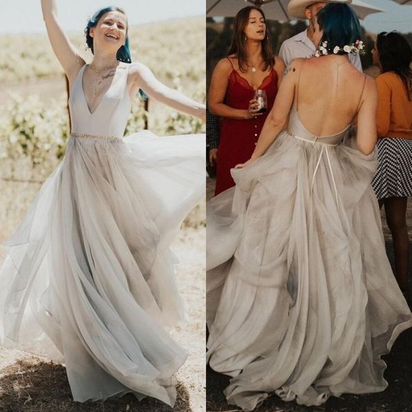 deep v neck sleeveless a line ruffles wedding dresses plus size backless satin chiffon long bridal gowns, White
deep v neck sleeveless a line ruffles wedding dresses plus size backless satin chiffon long bridal gowns, White