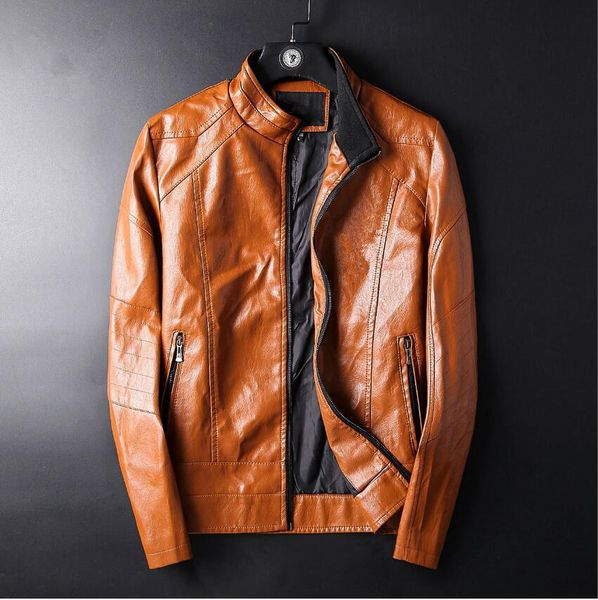 2019 новый pg51895 мужчины осень марка pu куртки кожаные куртки пальто street тонкий fit бомбардировщик куртки повседневные мужские молнии п, Black
2019 новый pg51895 мужчины осень марка pu куртки кожаные куртки пальто street тонкий fit бомбардировщик куртки повседневные мужские молнии п, Black