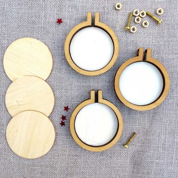 sewing notions & tools mini wooden hoop/ring embroidery frame cross stitch diy crafts tool art works for bag clothes, Black
sewing notions & tools mini wooden hoop/ring embroidery frame cross stitch diy crafts tool art works for bag clothes, Black