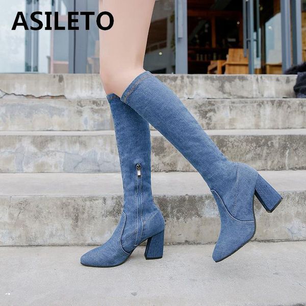 asileto denim женщина стрейч партия колено сапоги молния сексуальной квадратные высоких каблуков обувь женщина пинеток заостренные ноги bota, Black
asileto denim женщина стрейч партия колено сапоги молния сексуальной квадратные высоких каблуков обувь женщина пинеток заостренные ноги bota, Black