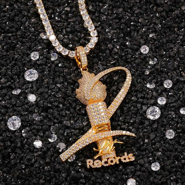 iced out records trophy pendant necklace for men women hip hop luxury designer diamond torch cup pendants cuban link chain tennis chain gift, Silver
iced out records trophy pendant necklace for men women hip hop luxury designer diamond torch cup pendants cuban link chain tennis chain gift, Silver