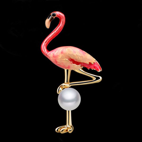 ajojewel enamel pink/green flamingo brooch shinning for women with white simulated pearl bird jewelry scarf pins, Gray
ajojewel enamel pink/green flamingo brooch shinning for women with white simulated pearl bird jewelry scarf pins, Gray