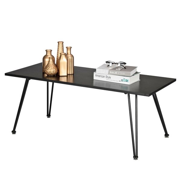 single layer simple coffee table 1.5cm thick desksquare pointed iron frame black us stock
single layer simple coffee table 1.5cm thick desksquare pointed iron frame black us stock