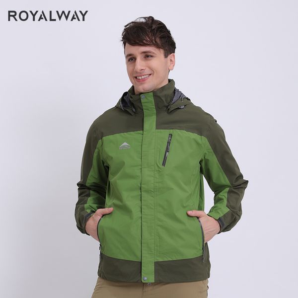 royalway 2019 new mens hooded windbreaker waterproof design quick drying outdoor travel windproof jackets male rom3137cs, Blue;black
royalway 2019 new mens hooded windbreaker waterproof design quick drying outdoor travel windproof jackets male rom3137cs, Blue;black