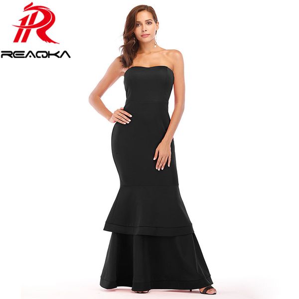 new summer red blue black fish tail maxi dress women sleeveless strapless backless sundress slim evening party dress, Black;pink
new summer red blue black fish tail maxi dress women sleeveless strapless backless sundress slim evening party dress, Black;pink
