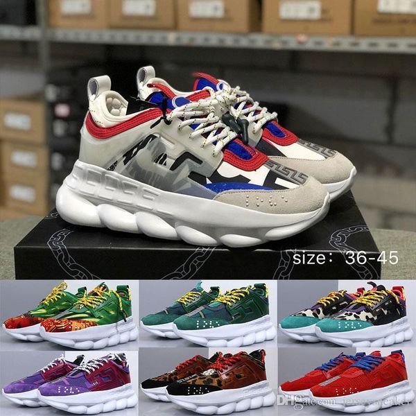 Luxury Chain Reaction Sneakers Sport Fashion Designer Casual Shoes Trainer Wcdhtms Lightweight Link-Embossed Sole Size 36-45
Luxury Chain Reaction Sneakers Sport Fashion Designer Casual Shoes Trainer Wcdhtms Lightweight Link-Embossed Sole Size 36-45