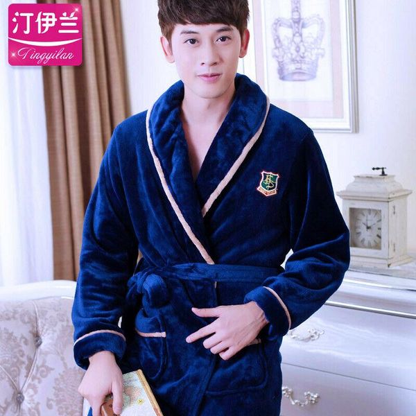 зима мужской толстая фланель пижама теплой крытые пижамы халат loungewear, Black;brown
зима мужской толстая фланель пижама теплой крытые пижамы халат loungewear, Black;brown