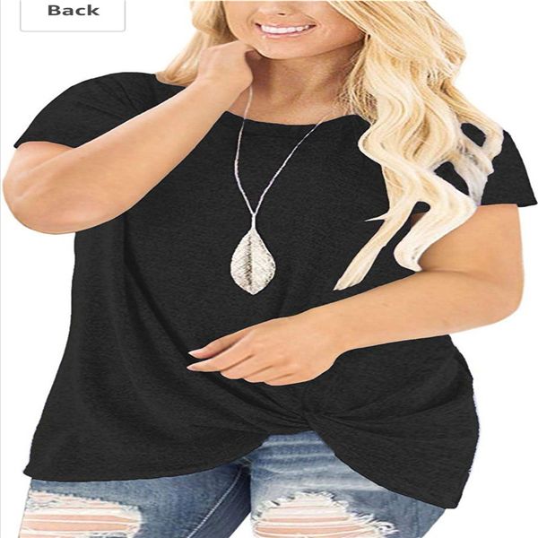 womens crew neck t shirts short sleeve bow tees casual pure color breathable clothes womens clothing, White
womens crew neck t shirts short sleeve bow tees casual pure color breathable clothes womens clothing, White