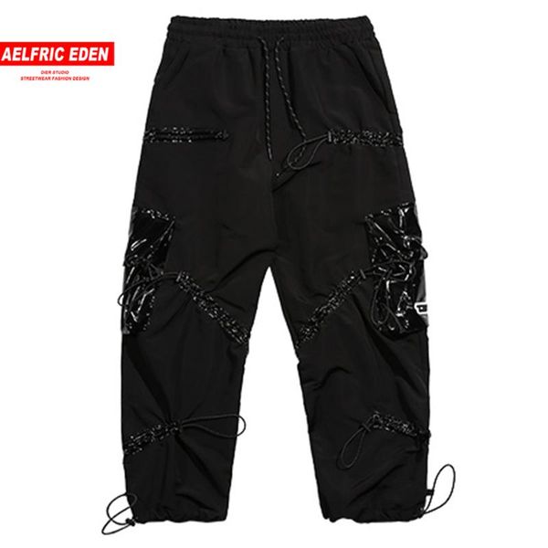 aelfric eden hip hop multi pockets harness loose harem cargo pants men 2019 harajuku casual fashion streetwear joggers trousers, Black
aelfric eden hip hop multi pockets harness loose harem cargo pants men 2019 harajuku casual fashion streetwear joggers trousers, Black
