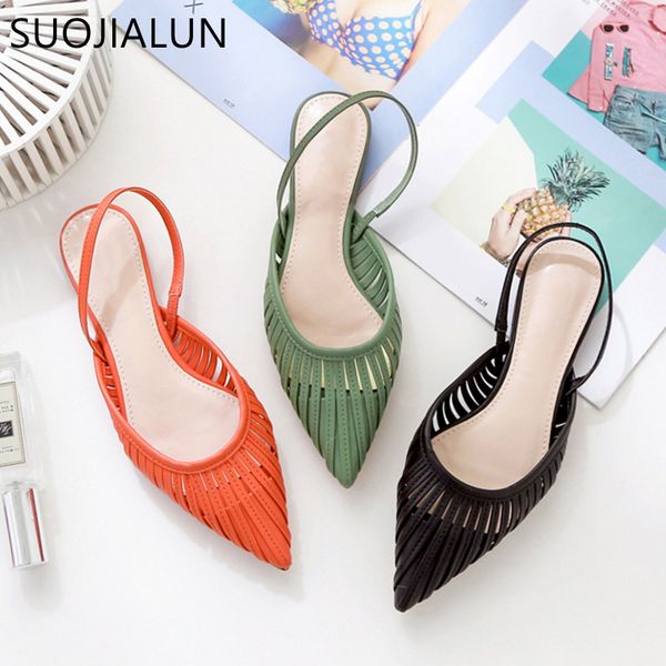 suojialun 2019 new women flat sandals brand design pointed toe slip on sandal mule low heel strap dress women outdoor slides t200111, Black
suojialun 2019 new women flat sandals brand design pointed toe slip on sandal mule low heel strap dress women outdoor slides t200111, Black
