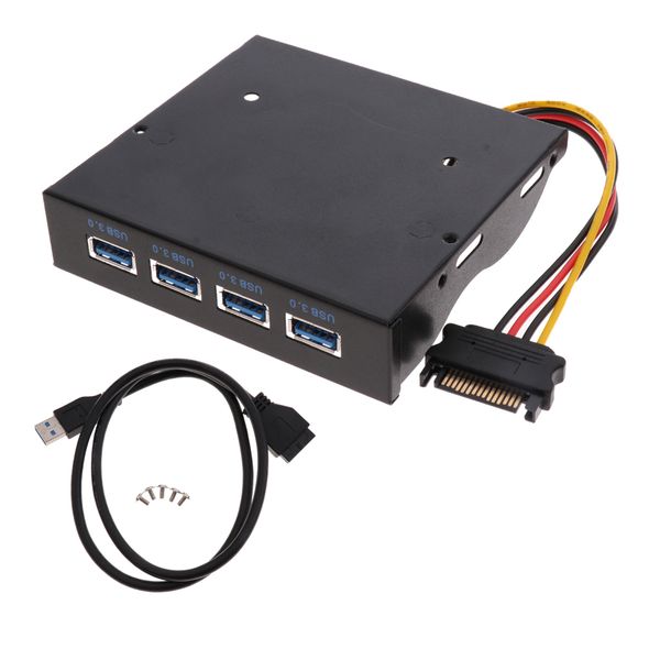 black 19-pin bracket cable to 4 ports usb 3.0 front panel expansion bay hub for pc
black 19-pin bracket cable to 4 ports usb 3.0 front panel expansion bay hub for pc