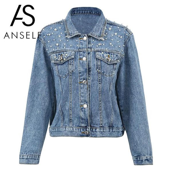 anself women denim jackets beads button long sleeve slim streetwear jeans coat sprint outfit 2019 korean fashion jackets blue, Black;brown
anself women denim jackets beads button long sleeve slim streetwear jeans coat sprint outfit 2019 korean fashion jackets blue, Black;brown