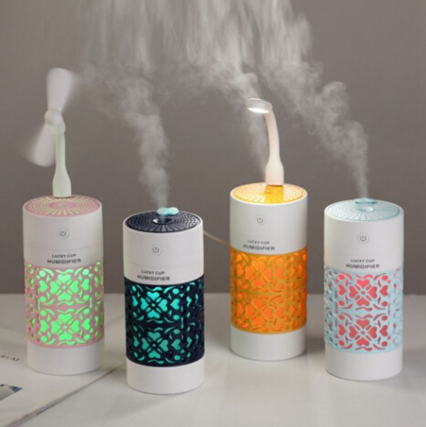 mini air humidifier diffuser with color night lights electric usb humidifier car aroma diffuser