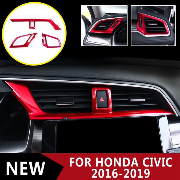 pcmos abs carbon fiber dashboard air vent cover trim accessories for civic 2016-2019 auto interior mouldings stickers
pcmos abs carbon fiber dashboard air vent cover trim accessories for civic 2016-2019 auto interior mouldings stickers