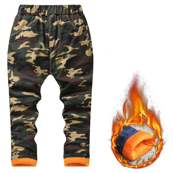 Boys Girls Jeans Thicken Camouflage Pants Long New Brand Winter Fleece Cotton Warm Trouser Fashion Clothes for 2-10 Years
Boys Girls Jeans Thicken Camouflage Pants Long New Brand Winter Fleece Cotton Warm Trouser Fashion Clothes for 2-10 Years