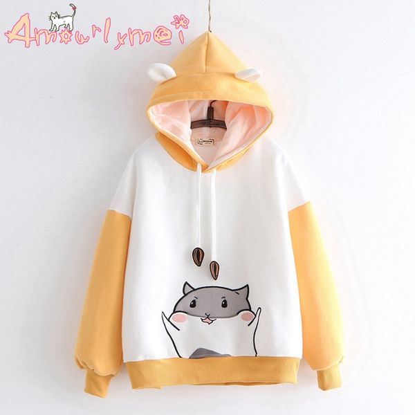 mori girl pullover 2019 autumn winter women hoodie japanese style cartoon printed loose hooded cotton casual sweatshirt coat, Black
mori girl pullover 2019 autumn winter women hoodie japanese style cartoon printed loose hooded cotton casual sweatshirt coat, Black