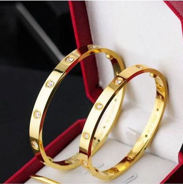 Top Titanium Steel Love Bracelet silver rose gold bracelet Bangles Women Men Screw Screwdriver Bracelet Couple Jewelry with original bag
Top Titanium Steel Love Bracelet silver rose gold bracelet Bangles Women Men Screw Screwdriver Bracelet Couple Jewelry with original bag