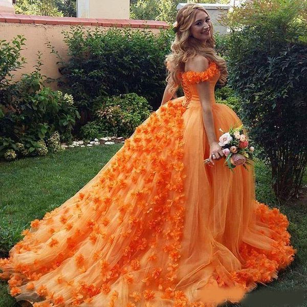orange prom ball gown handmade flowers quinceanera dress off shoulder lace up back luxurious sweet 15 party dresses, Blue;red
orange prom ball gown handmade flowers quinceanera dress off shoulder lace up back luxurious sweet 15 party dresses, Blue;red