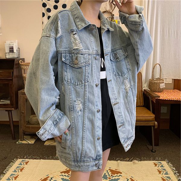 2020 джинсовые куртки женщины отверстие с длинным рукавом vintage jean куртка джинсовая сыпучие весна осень пальто streetwear женский nzy81, Black;brown
2020 джинсовые куртки женщины отверстие с длинным рукавом vintage jean куртка джинсовая сыпучие весна осень пальто streetwear женский nzy81, Black;brown