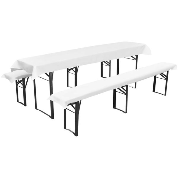 table cover padded table beer and 2 cover white benches 240x70cm other home textile
table cover padded table beer and 2 cover white benches 240x70cm other home textile
