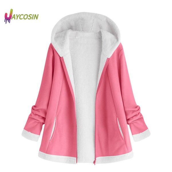 jaycosin jacket female women's solid winter pocket zipper long sleeve curved hem longline faux fur fleece hoodie coat, Black
jaycosin jacket female women's solid winter pocket zipper long sleeve curved hem longline faux fur fleece hoodie coat, Black