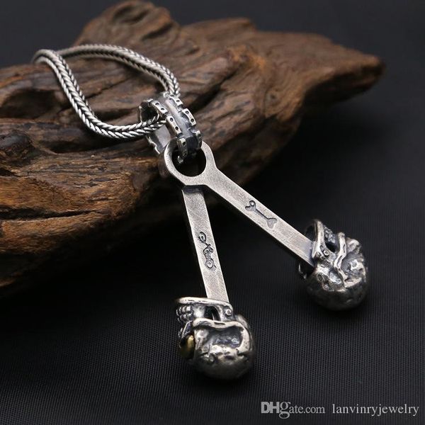 Brand new 925 sterling silver vintage jewelry antique silver hand-made designer skull necklace pendants for men no chain free shipping
Brand new 925 sterling silver vintage jewelry antique silver hand-made designer skull necklace pendants for men no chain free shipping
