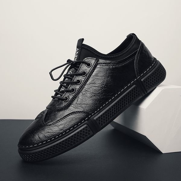 men genuine leather shoes outdoor spring autumn fashion men loafers shoes breathable light boat k3, Black
men genuine leather shoes outdoor spring autumn fashion men loafers shoes breathable light boat k3, Black