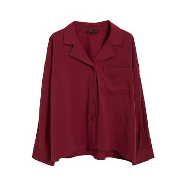 fashion long-sleeved shirt women spring simple casual design chic niche shirt two color sry xsq, White
fashion long-sleeved shirt women spring simple casual design chic niche shirt two color sry xsq, White