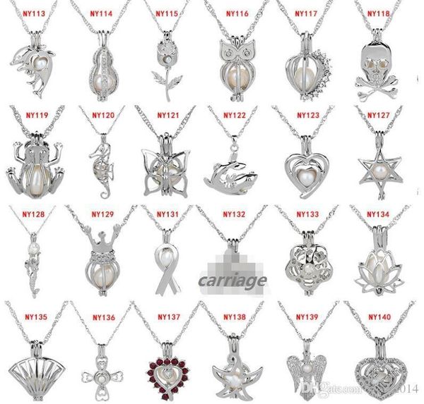 63 style love wish pearl cages locket necklace hollow out oyster pendant necklace freshwater pearl diy fashion jewelry, Silver
63 style love wish pearl cages locket necklace hollow out oyster pendant necklace freshwater pearl diy fashion jewelry, Silver