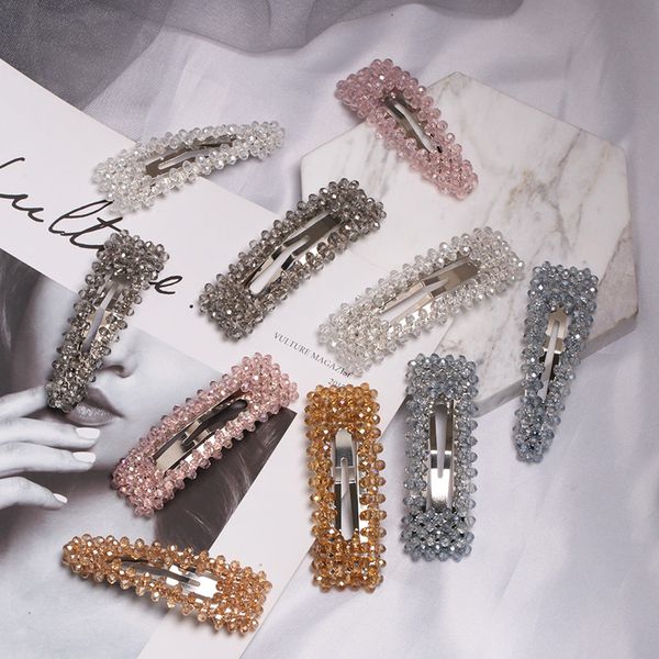 fashionsnoops korea shiny crystal rhinestones hairpins barrettes beaded hair clips hair accessories for women girls, Golden;white
fashionsnoops korea shiny crystal rhinestones hairpins barrettes beaded hair clips hair accessories for women girls, Golden;white