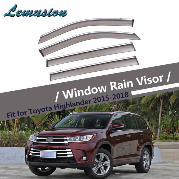 4pcs smoke window rain visor for toyota highlander xu50 2015 2016 2017 2018 vent sun deflectors guard accessories
4pcs smoke window rain visor for toyota highlander xu50 2015 2016 2017 2018 vent sun deflectors guard accessories