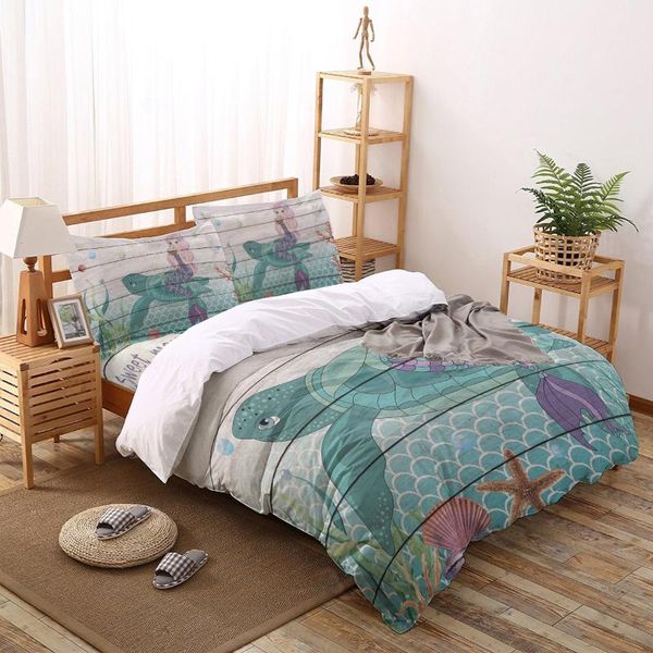 turtle and mermaid marine wood plank texture printed bedding sets duvet cover set pillowcase bed sets home bedclothes bed linen
turtle and mermaid marine wood plank texture printed bedding sets duvet cover set pillowcase bed sets home bedclothes bed linen