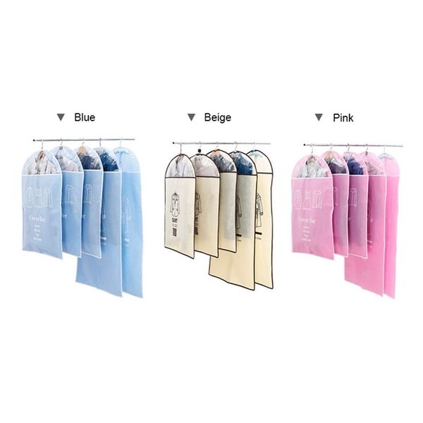 5pcs/set hanging garment bag moth-proof clothing covers dust proof cover storage bag clothes suit coat dress jacket protector pi
5pcs/set hanging garment bag moth-proof clothing covers dust proof cover storage bag clothes suit coat dress jacket protector pi