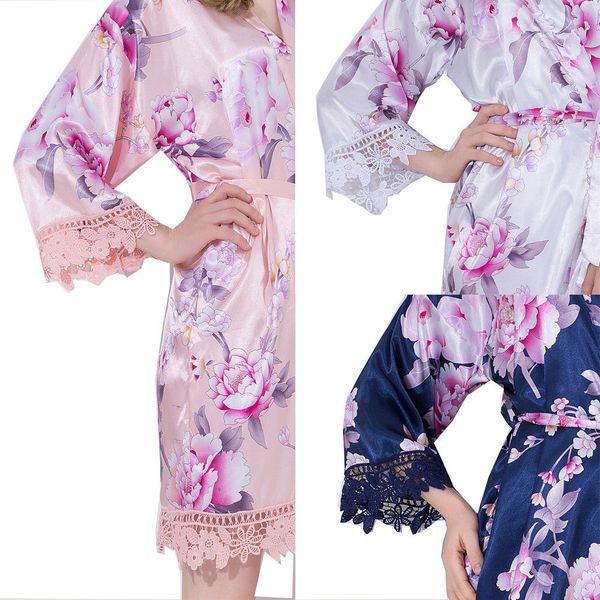 plus size women silk satin floral lace trim robe wedding bridal bridesmaid robes robes for women sleepwear night long robe, Black;red
plus size women silk satin floral lace trim robe wedding bridal bridesmaid robes robes for women sleepwear night long robe, Black;red
