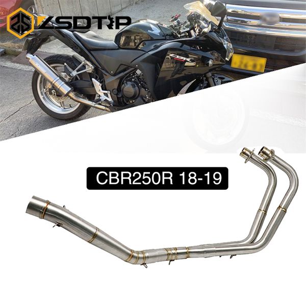 zsdtrp motorcycle exhaust full system header pipe for cbr250r 2018 2019 without exhaust
zsdtrp motorcycle exhaust full system header pipe for cbr250r 2018 2019 without exhaust