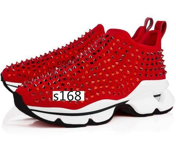 delivery red bottom spike sock designer women men casual shoes.red sole flats with krystal spikes,30mm black white donna flats 8
delivery red bottom spike sock designer women men casual shoes.red sole flats with krystal spikes,30mm black white donna flats 8