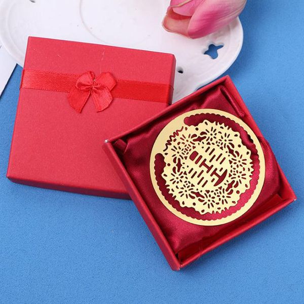 double happiness gold bookmarks with gift box chinese style metal stationery pendant gifts souvenirs party wedding favors
double happiness gold bookmarks with gift box chinese style metal stationery pendant gifts souvenirs party wedding favors