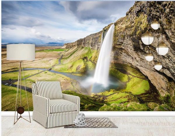 waterfall sky earth white clouds landscape background wall painting 3d customized wallpaper
waterfall sky earth white clouds landscape background wall painting 3d customized wallpaper