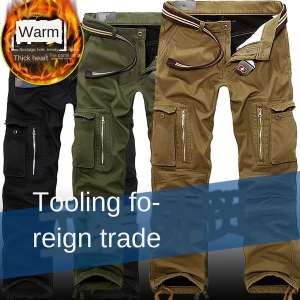 mens designer outdoor casual velvet tooling loose large size mountaineering plus fat thickened pants, Black
mens designer outdoor casual velvet tooling loose large size mountaineering plus fat thickened pants, Black